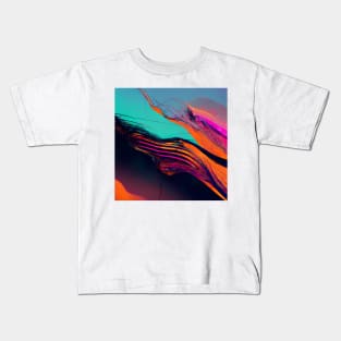 Vibrant Lines #2 Kids T-Shirt